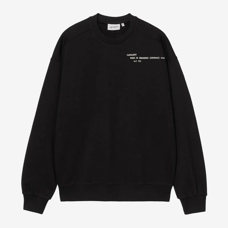 Carhartt WIP Herrtröja med slagmönster | Svart