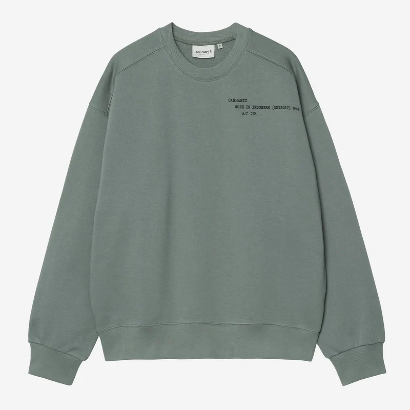 Carhartt WIP Herrtröja med punch | Sammetsgrön