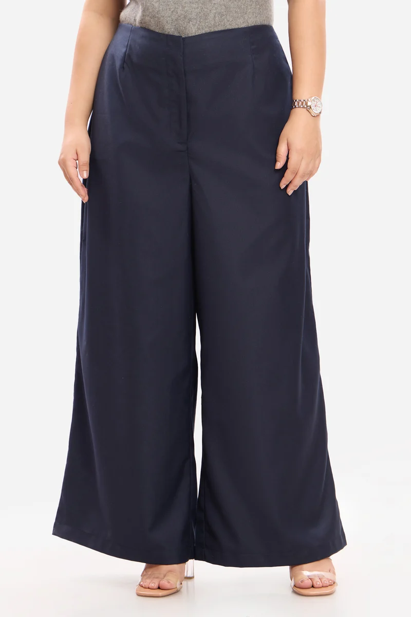 Aella|Viscose Flared Trousers