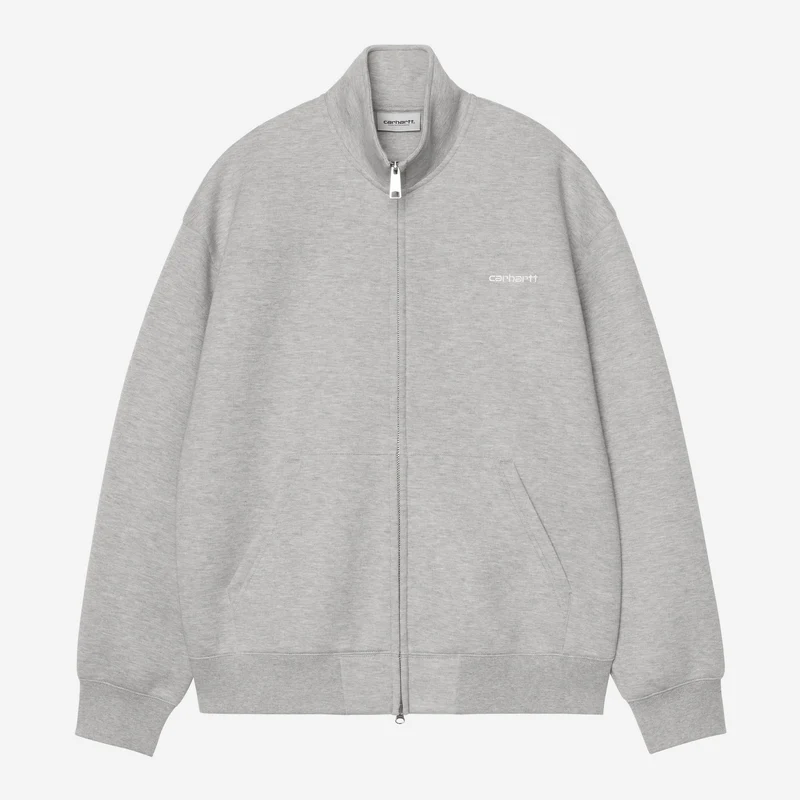 Carhartt WIP Herr Alda Zip Sweatjacka | Grå Ljung