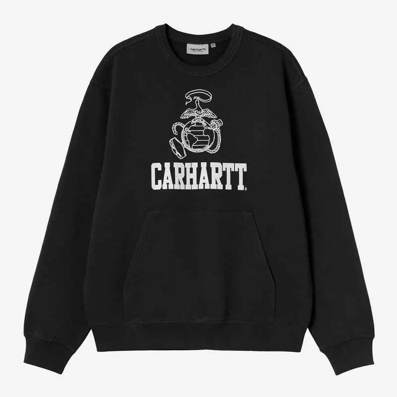 Carhartt WIP Herr Pond Corps Tröja | Svart