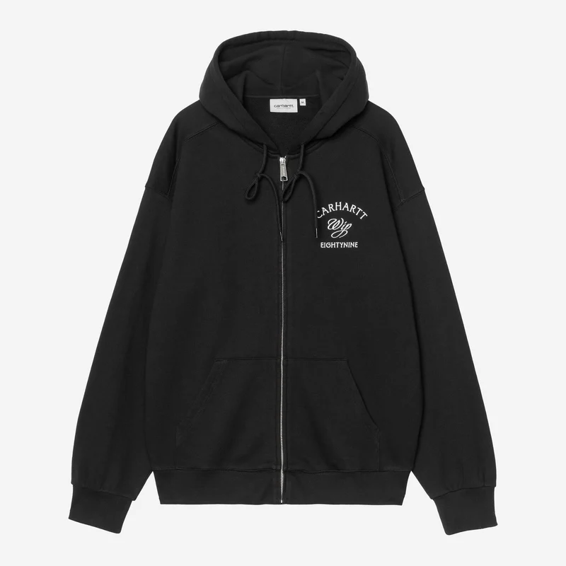 Carhartt WIP Herr Eightynine Sweatjacka med huva | Svart
