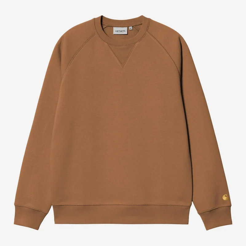 Carhartt WIP Herr Chase Tröja | Hamilton Brun