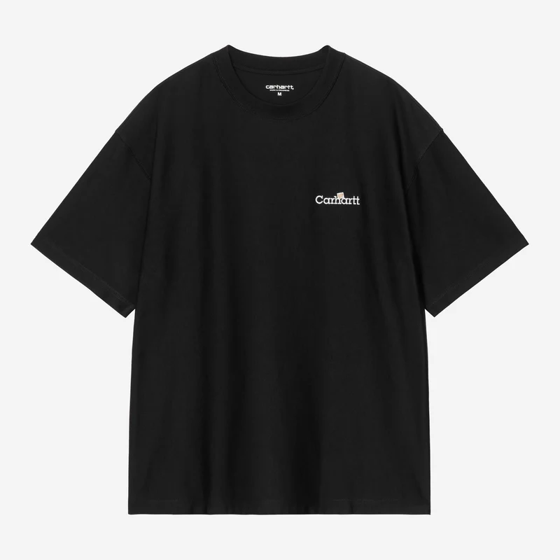 Carhartt WIP Herr WIP Label T-shirt | Svart