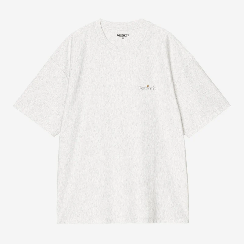 Carhartt WIP Herr WIP Label T-shirt | Ash Heather