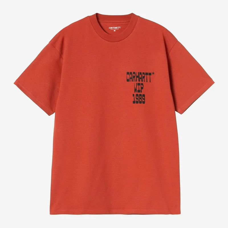 Carhartt WIP Herr Blocks T-shirt | Oxidröd