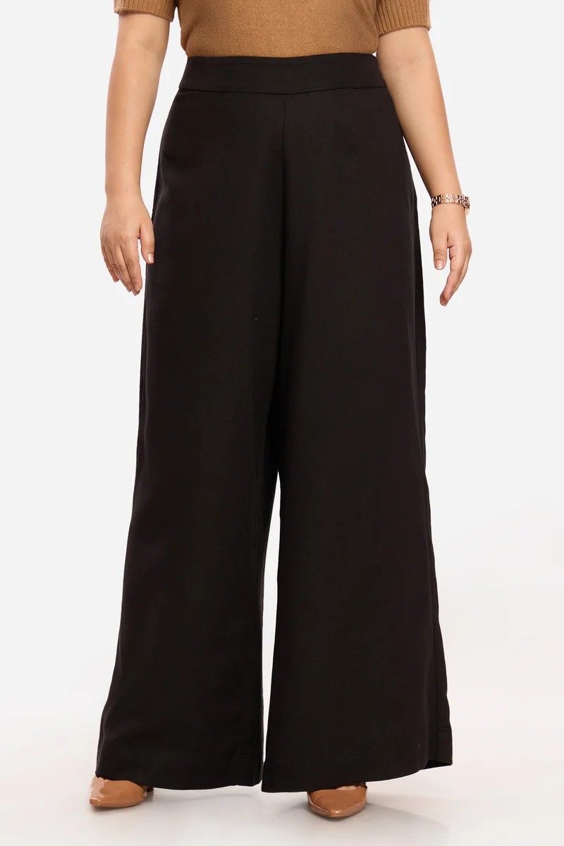 Kavindya|Cotton Wide Leg Trousers