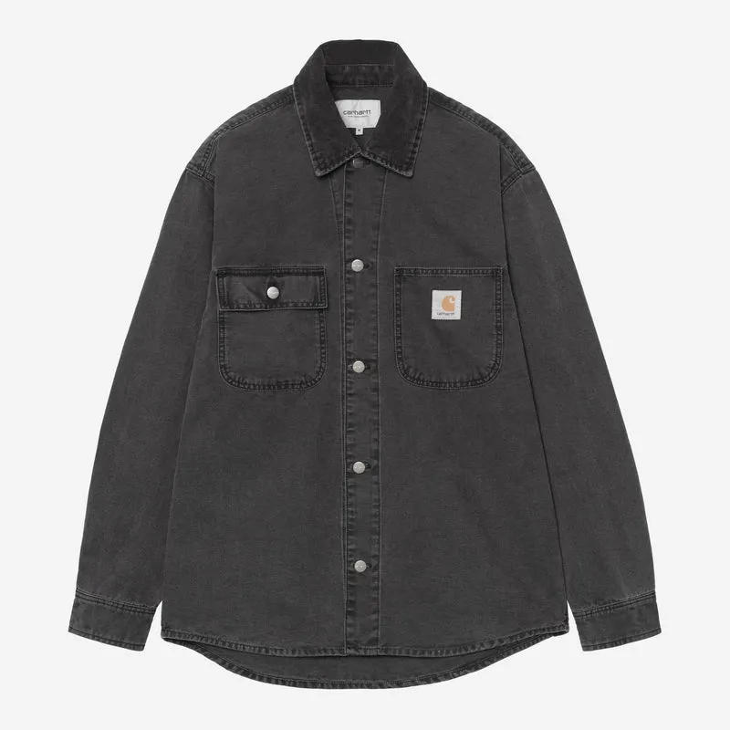 Carhartt WIP Herr Mitch Skjortajacka | Svart Svart