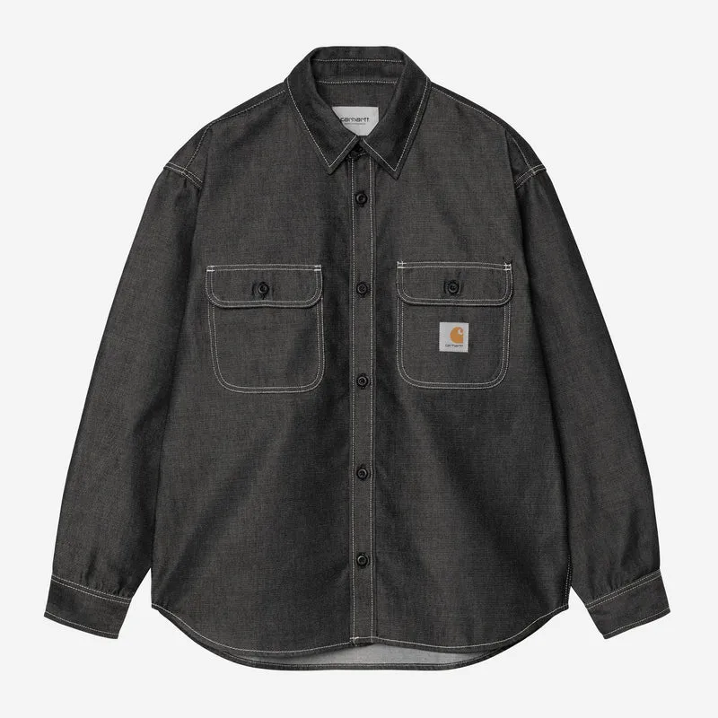Carhartt WIP Tigan skjortjacka herr | Svart rigid