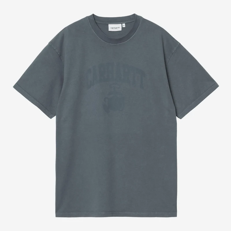 Carhartt WIP Herr T-shirt med bleknad Pond Corps-motiv | Deep Night