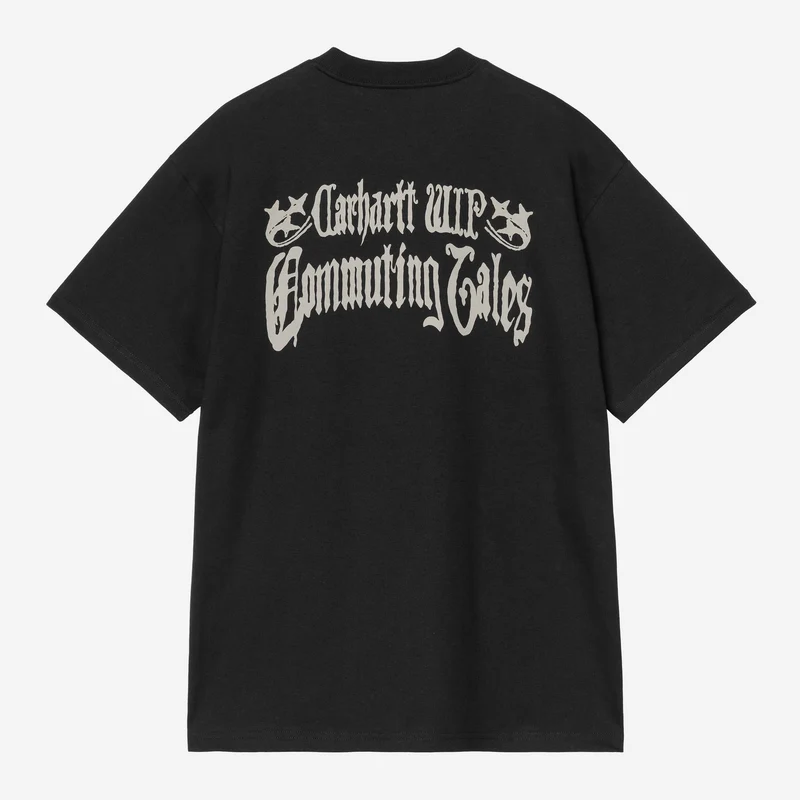 Carhartt WIP Herr T-shirt med pendlingsberättelser | Svart