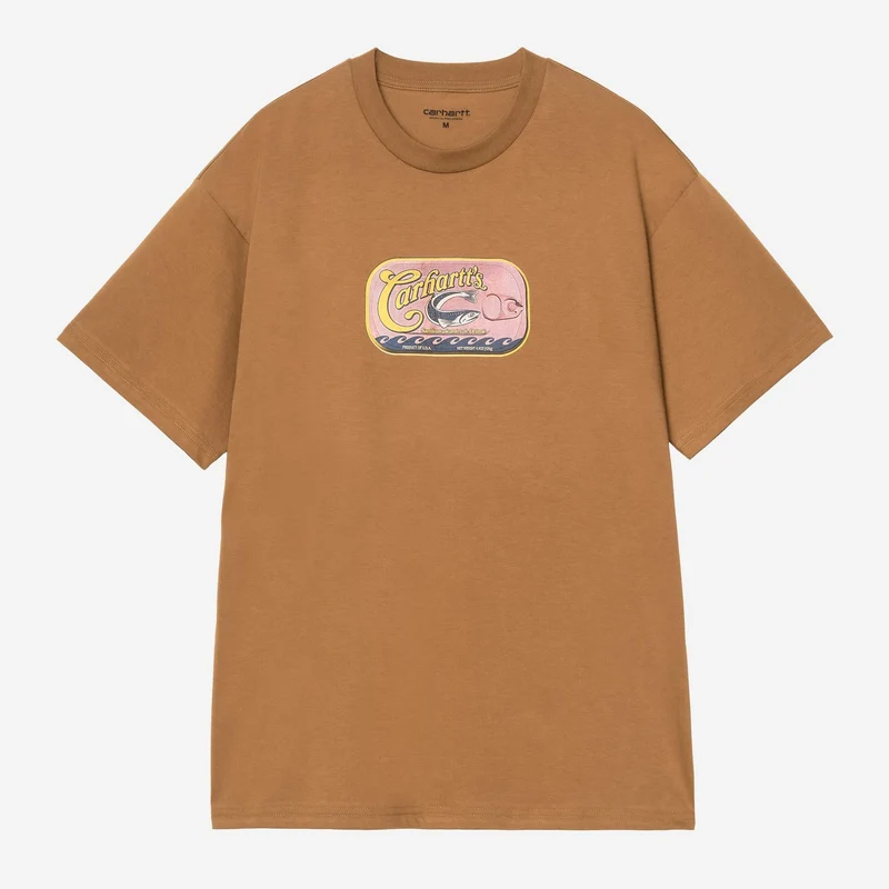 Carhartt WIP Herr Sardinor T-shirt | Hamilton Brun