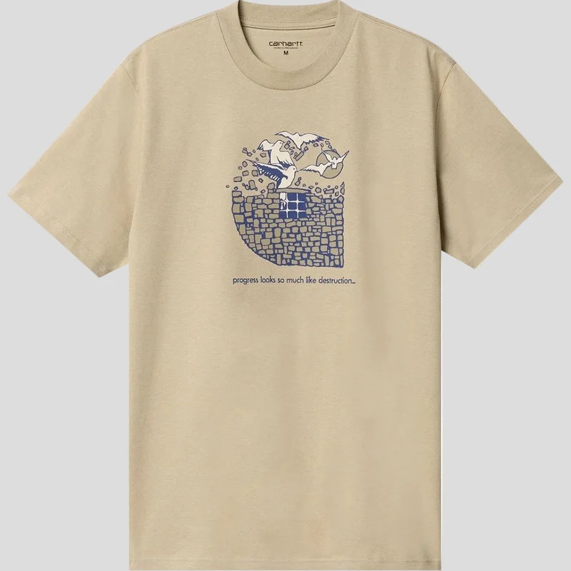Carhartt WIP Herr Kortärmad Freedom T-shirt - Ammonit