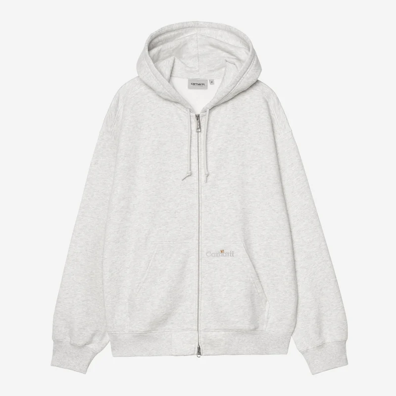 Carhartt WIP Herrjacka med huva från WIP-märket | Ash Heather