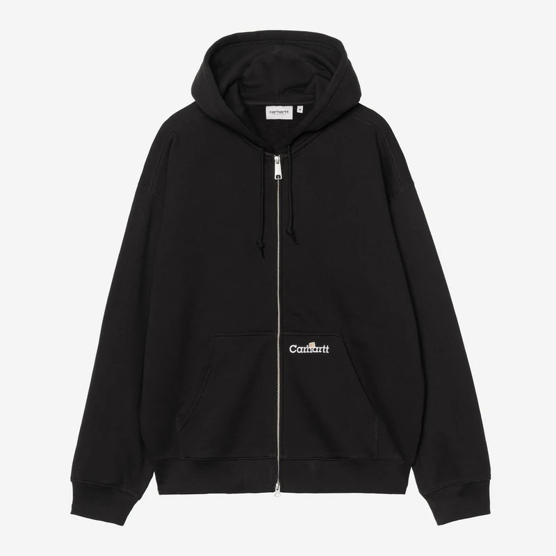 Carhartt WIP Herrjacka med huva från WIP Label | Svart