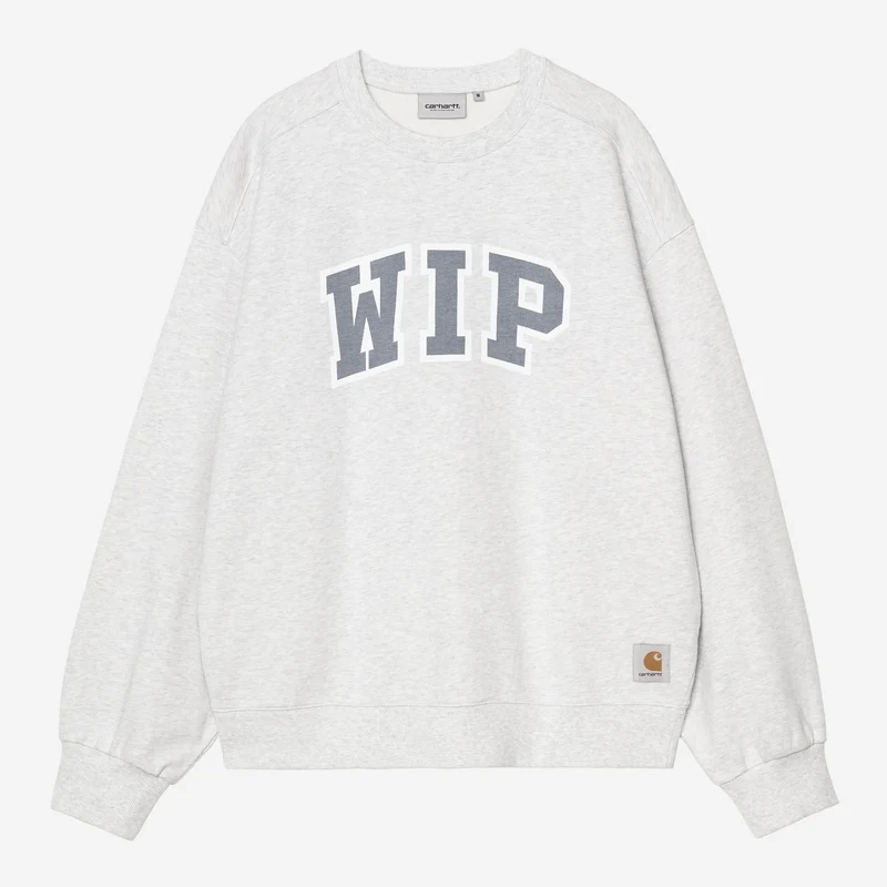 Carhartt WIP Herr WIP III Sweatshirt | Ash Heather Heavy Stone Washed