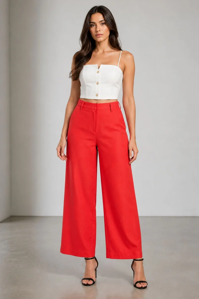 Kelso|Linen Straight Fit Pants