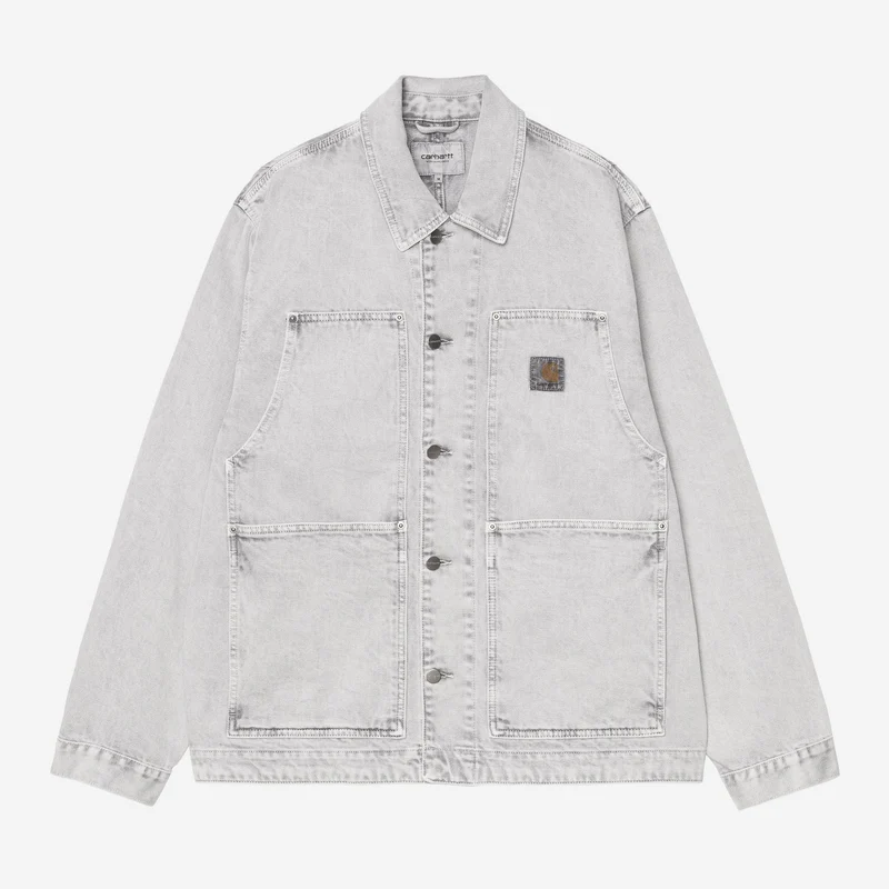 Carhartt WIP Herr OG dubbel frontjacka | Black Chalk Wash