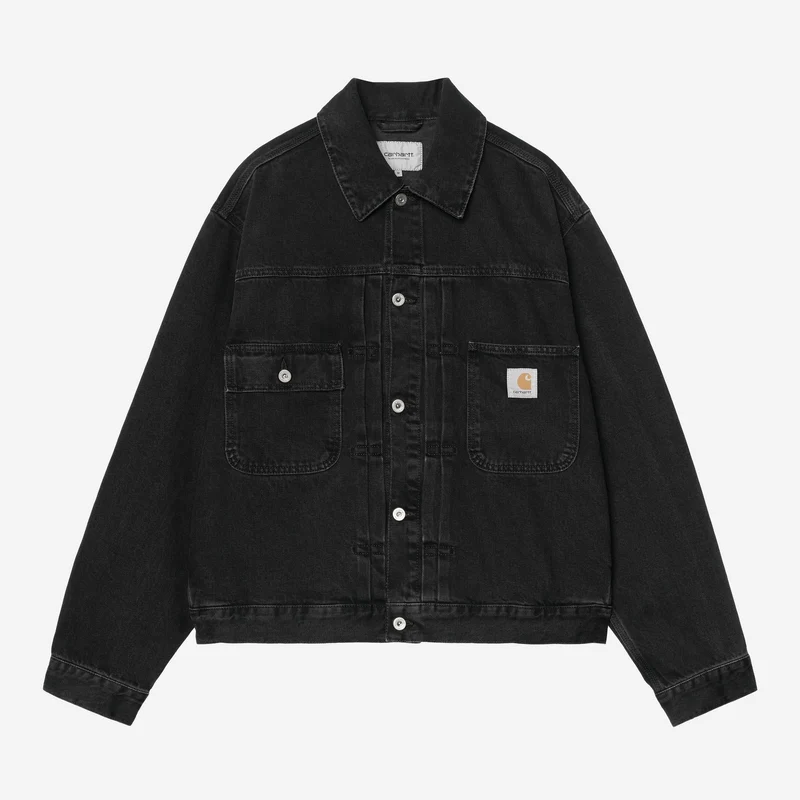 Carhartt WIP Belmar Jacka Herr | Svart Stentvättad