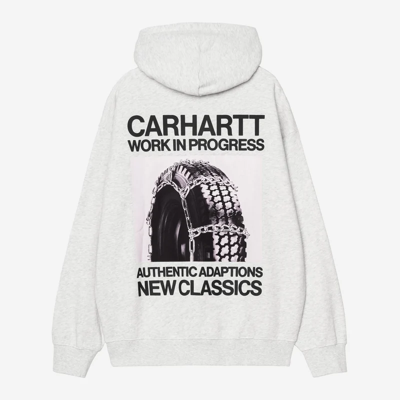 Carhartt WIP Herr Dean Hamilton Hoodie | Ash Heather