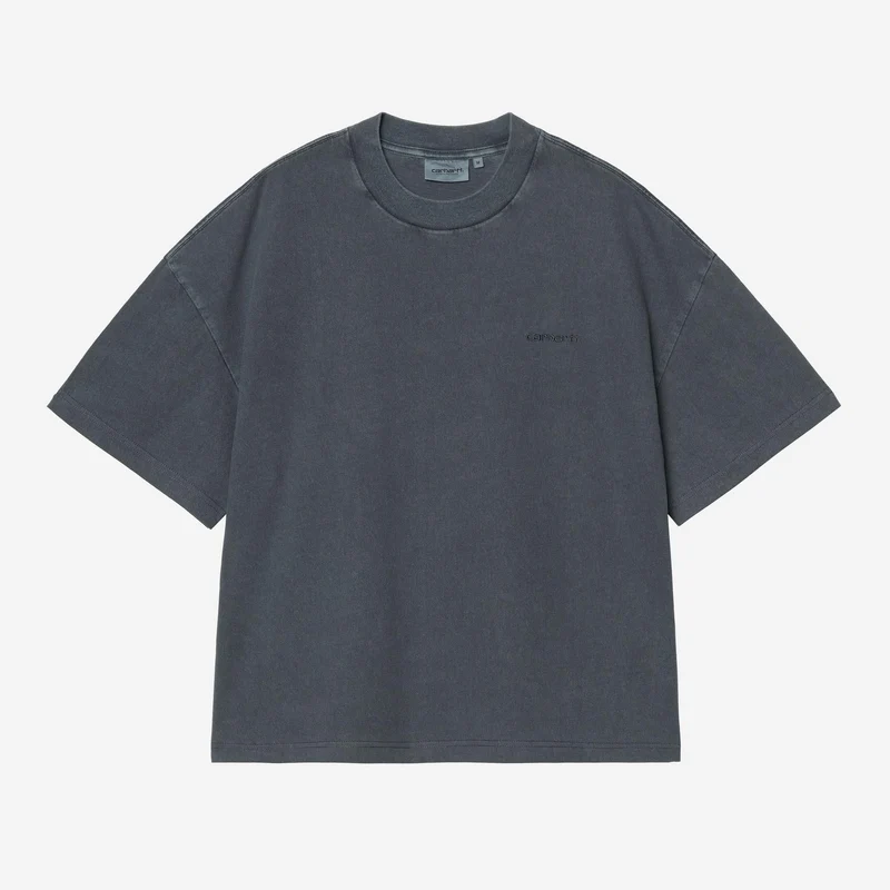 Carhartt WIP Herr Benton T-shirt | Kolfiberfärgad plaggfärgad