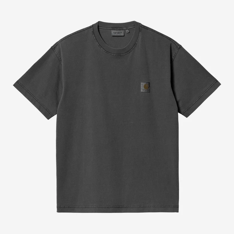 Carhartt WIP Nelson T-shirt för män | Svart, plaggfärgad