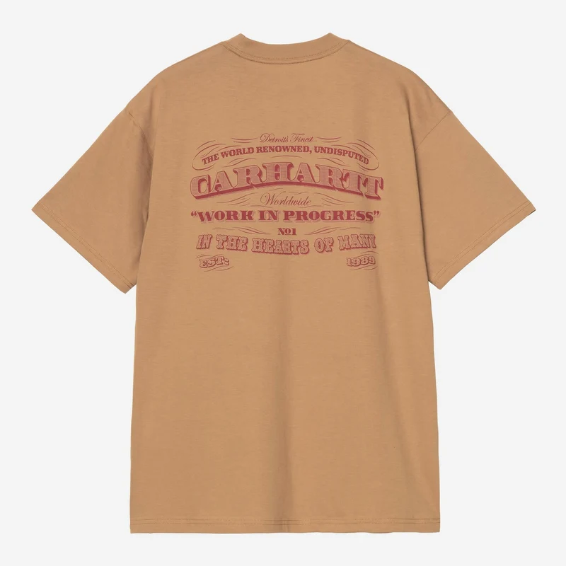 Carhartt WIP Herr 3 One 3 T-shirt | Jordnöt