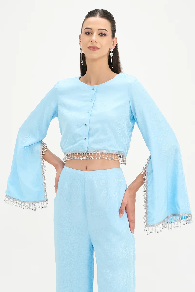 Megha Top|100% Viscose Crop Top