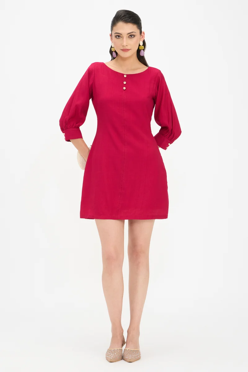 Tanjini|100% Viscose A-Line Mini Dress
