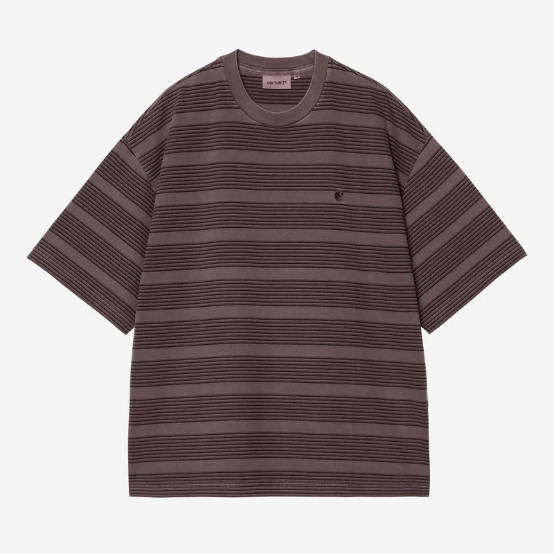 Carhartt WIP Hanson Stripe T-shirt för män | Palisander