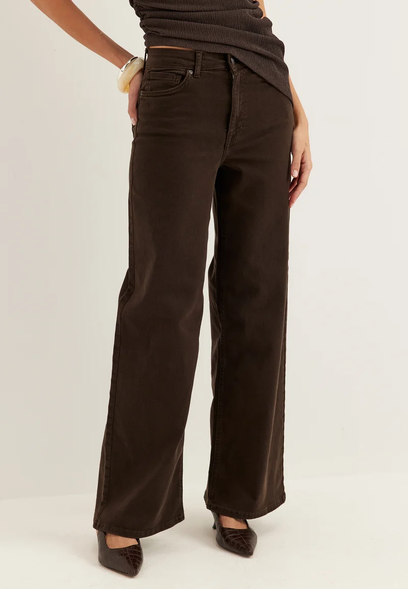 Onlmadison Blush Hw Wide Brown