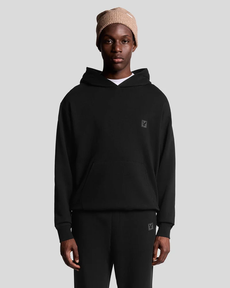 Lyle & Scott Herr Lounge Pullover Hoodie | Jet Black