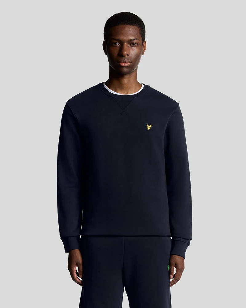 Lyle & Scott Herrtröja med rund hals | Mörkblå