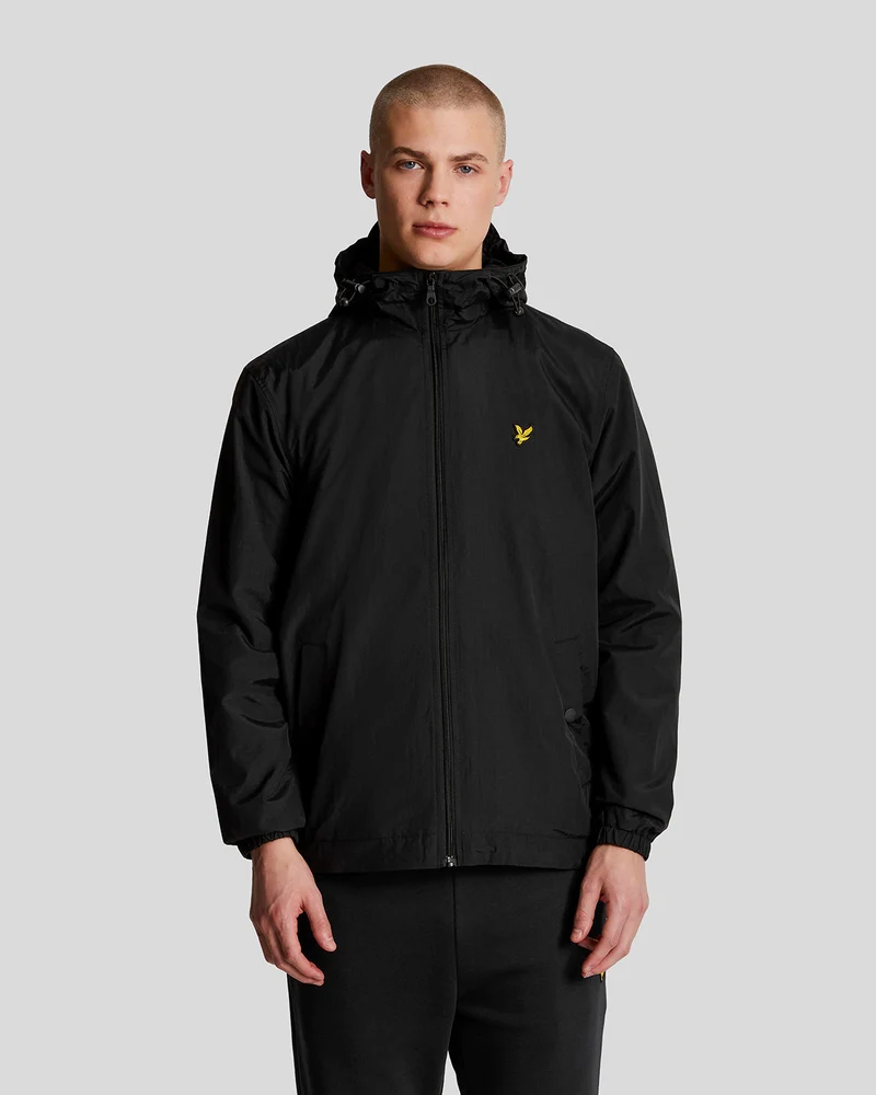 Lyle & Scott Vattentålig huvjacka för män | Kolsvart