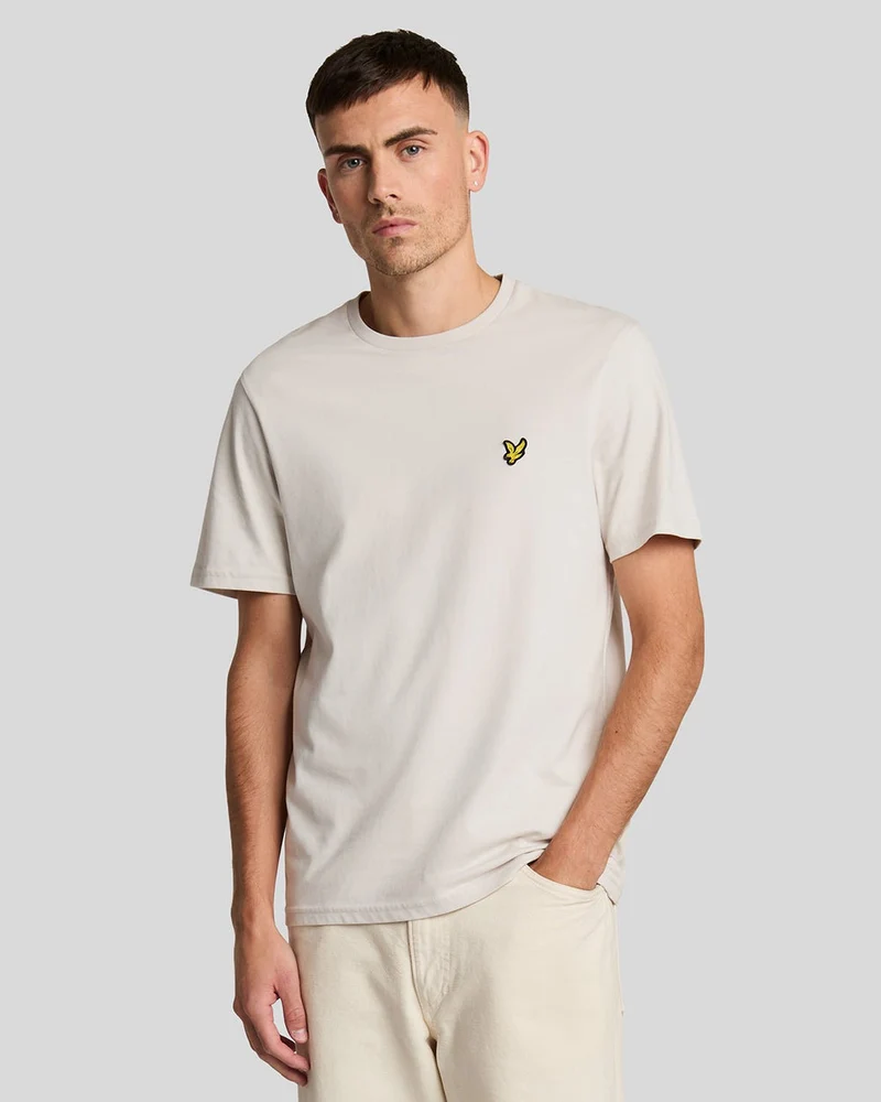 Lyle & Scott Herr T-shirt med rund hals i bomull | Cove