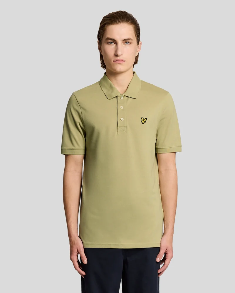 Lyle & Scott Herrbomullspolo | Örtgrön