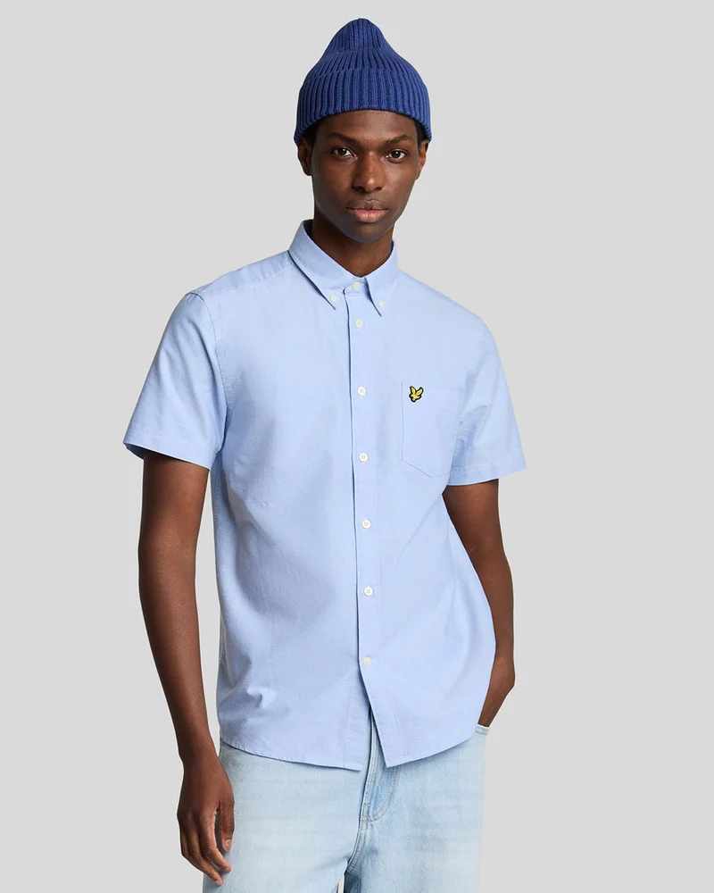 Lyle & Scott Herrskjorta med kort ärm | Riviera