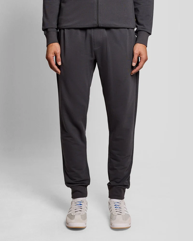 Lyle & Scott Lätta loungejoggingbyxor för män | Gunmetal
