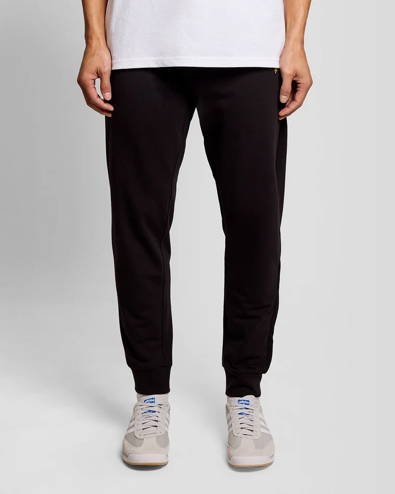 Lyle & Scott Lätta loungejoggingbyxor för män | Jet Black