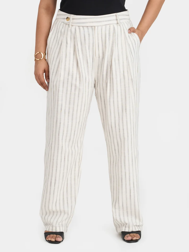 Delany Btc|100% Cotton Straight-Leg Work Trousers