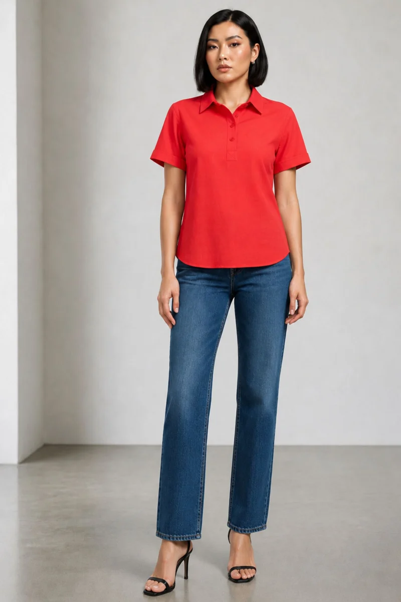 Mhari|Linen Rolled-Up Sleeve Shirt
