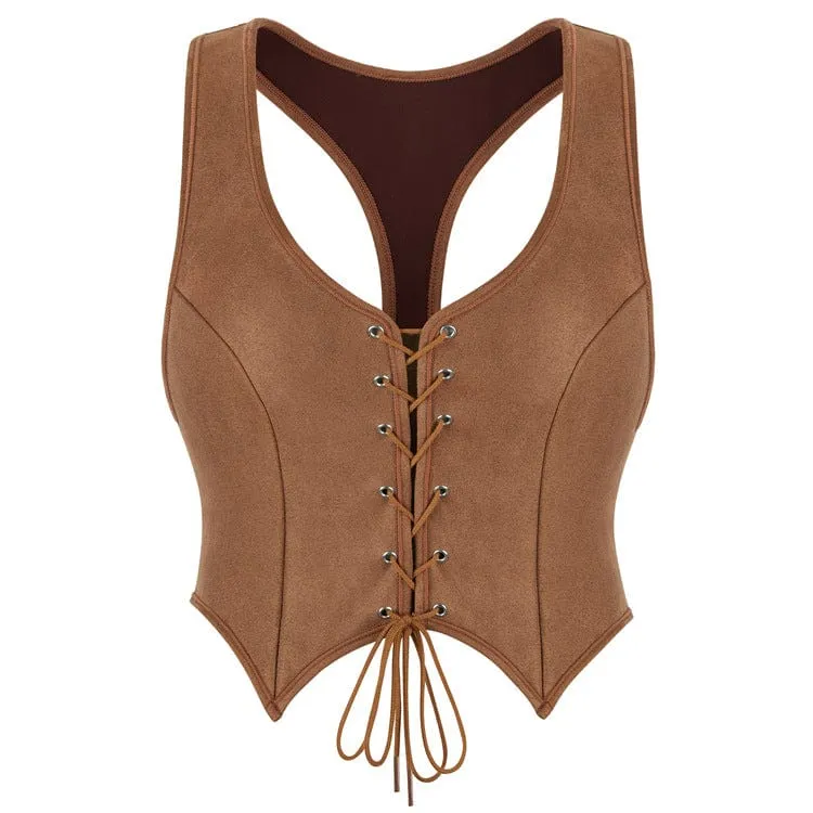 Damkorsett med snörning och överbyst, gotisk fladdermusfåll
