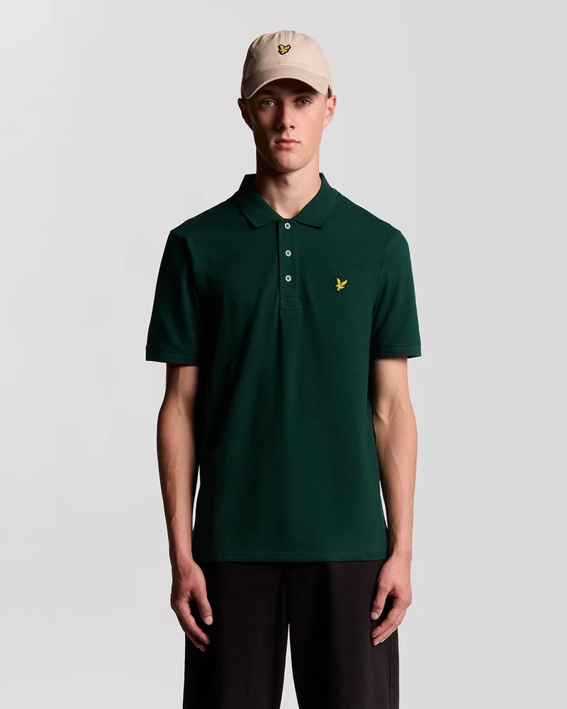 Lyle & Scott Herr Bomullspolo | Mörkgrön
