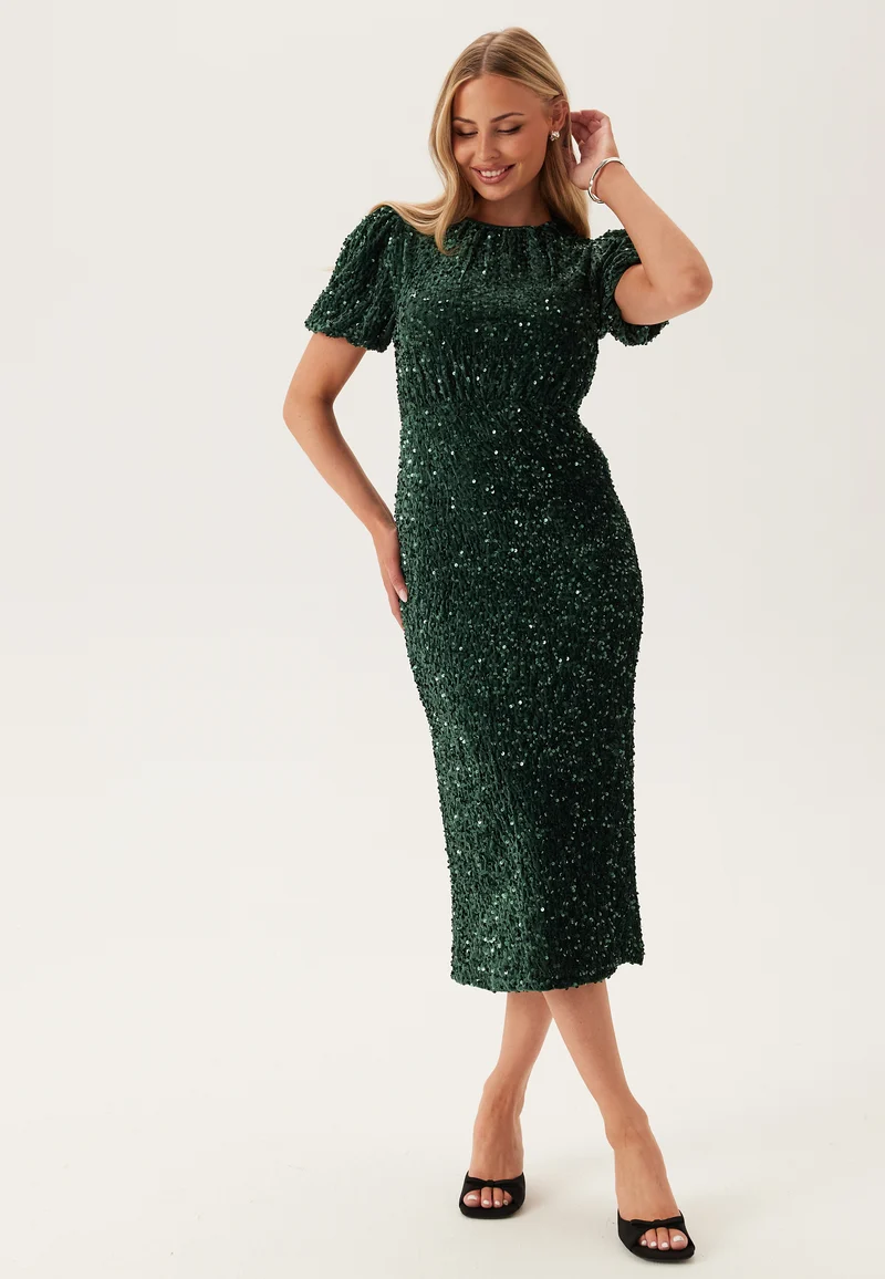 Vibelieve S/S SEQUINS DRESS SE