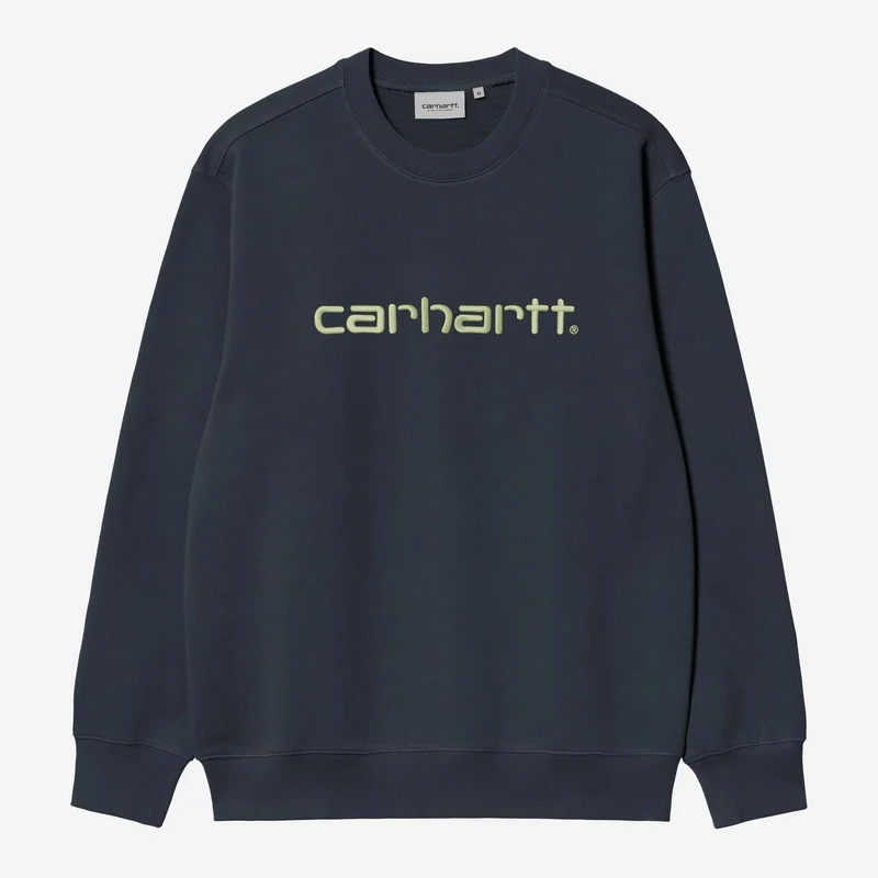 Carhartt WIP Herr Carhartt Träningstopp | Mörk Natt / Mild Grön