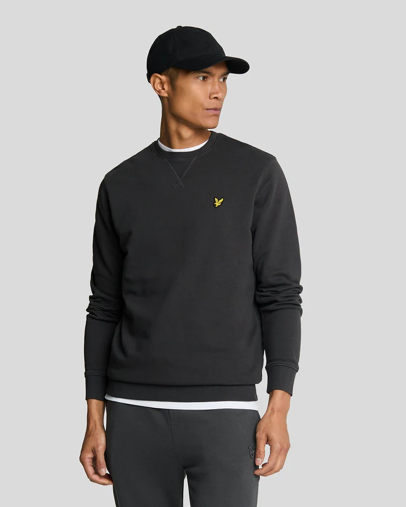 Lyle & Scott Herrtröja med rund hals | Gunmetal