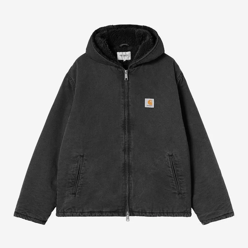 Carhartt WIP Herr Mitch Jacka | Svart Dusky Canvas
