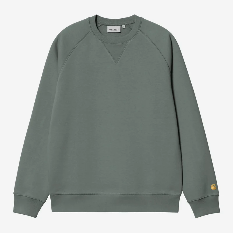 Carhartt WIP Herr Chase Sweatshirt | Sammetsgrön