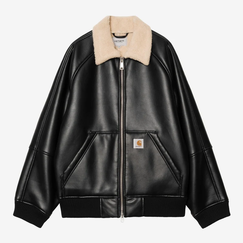Carhartt WIP Herr Shepton Jacka | Svart / Naturfärgad