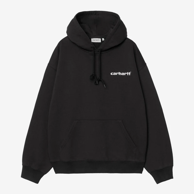 Carhartt WIP Herr Caps Hoodie | Svart